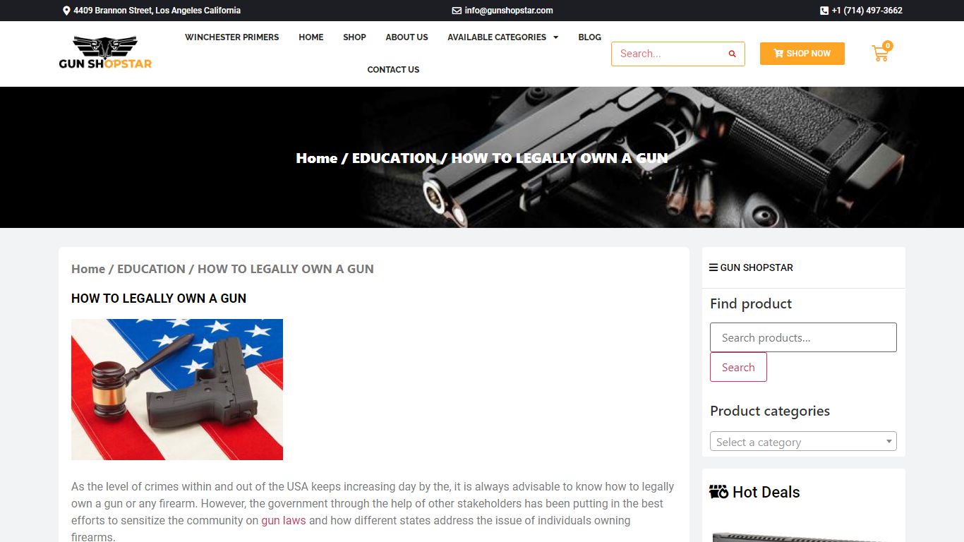 HOW TO LEGALLY OWN A GUN - GUN SHOPSTAR