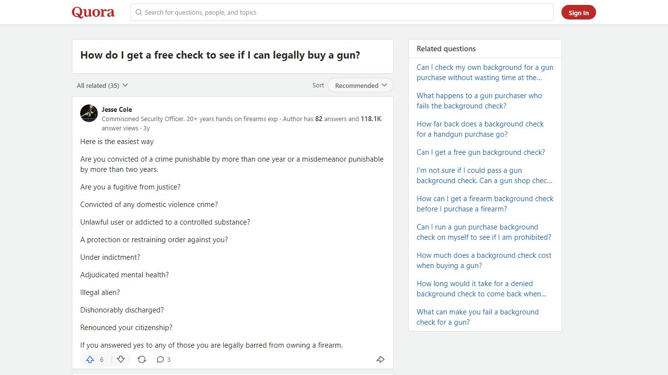 How to get a free check to see if I can legally buy a gun - Quora